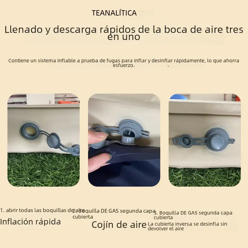 Automatic Inflatable Mattress for Camping (Single/Double)