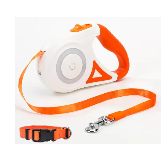 Automatic Retractable Dog Leash and Collar for Pets