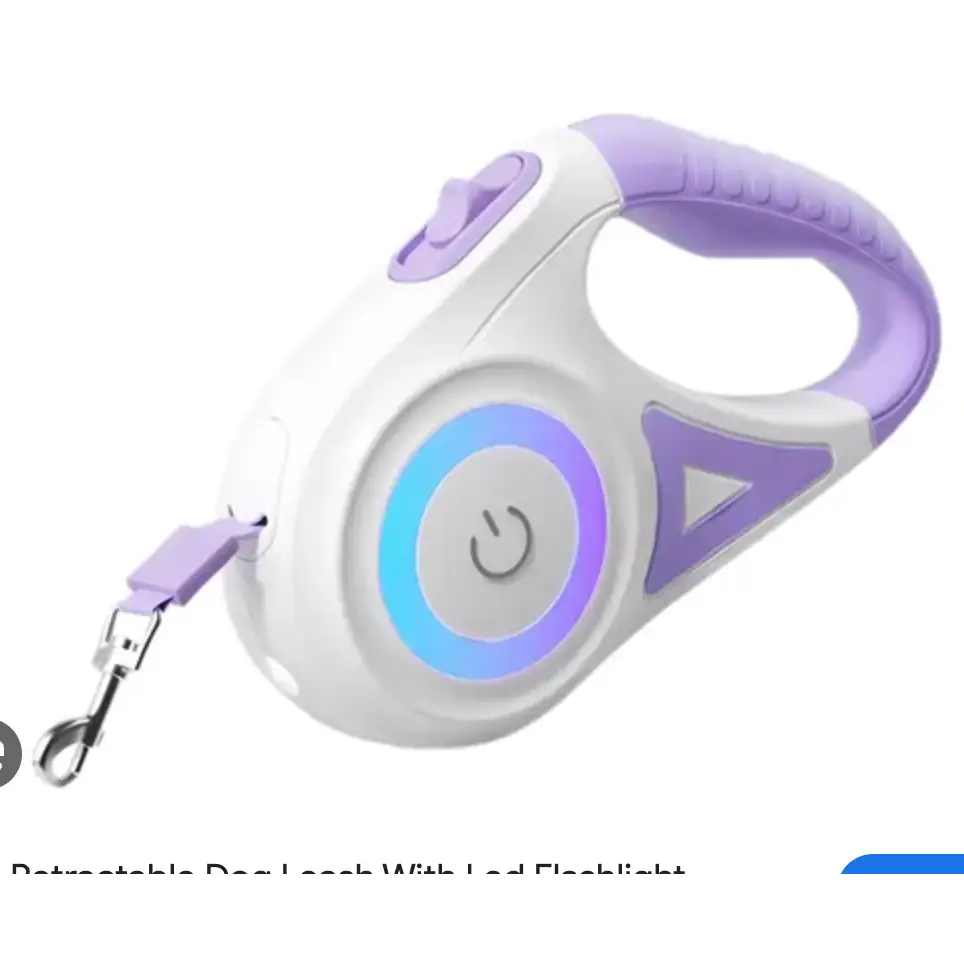 Automatic Retractable Dog Leash and Collar for Pets