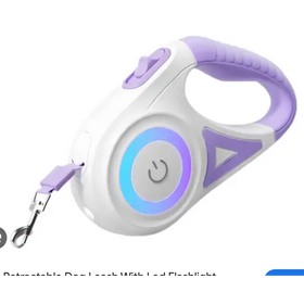 Automatic Retractable Dog Leash and Collar for Pets