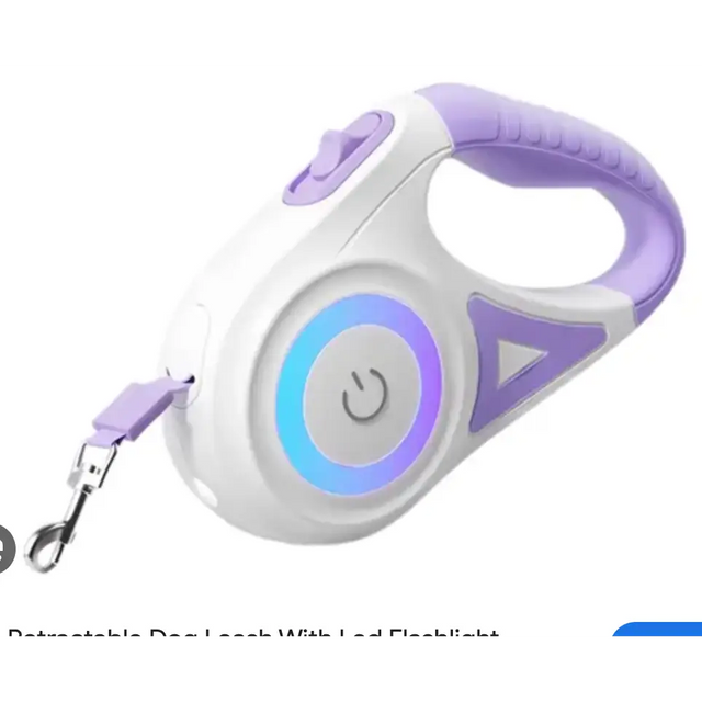 Automatic Retractable Dog Leash and Collar for Pets