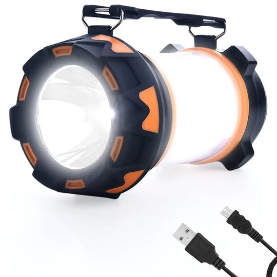 AYL LED Camping Lantern Rechargeable Super Bright Lantern Flashlight and 360 Degree Illumination Power Bank IPX4 Waterproof for Hurricane Emergency Survival Power Outages Hiking Home Tent Light