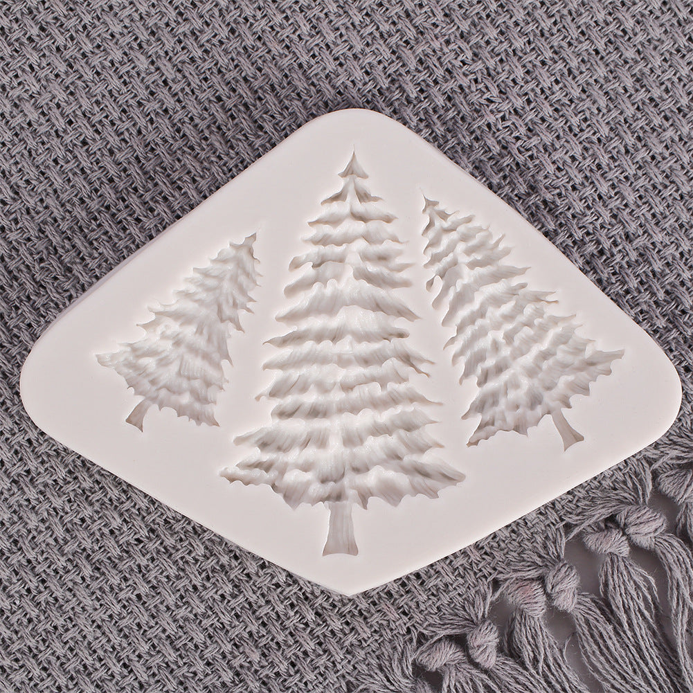 Silicone Christmas Tree Chocolate Mold for Baking