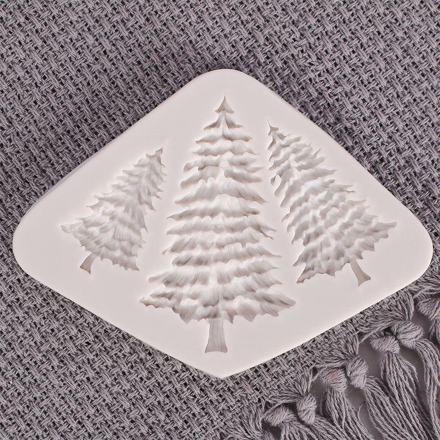 Silicone Christmas Tree Chocolate Mold for Baking