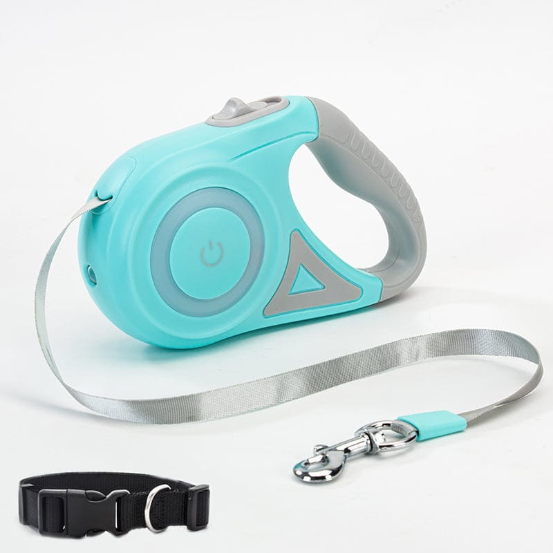 Automatic Retractable Dog Leash and Collar for Pets