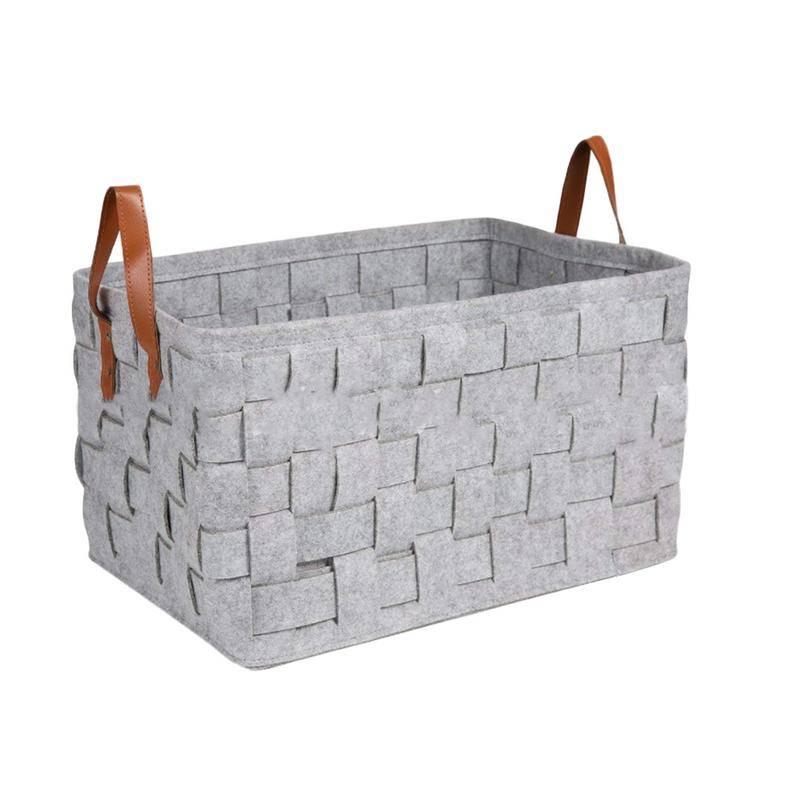 Felt Storage Basket, Clothing Organizer, Storage Bag