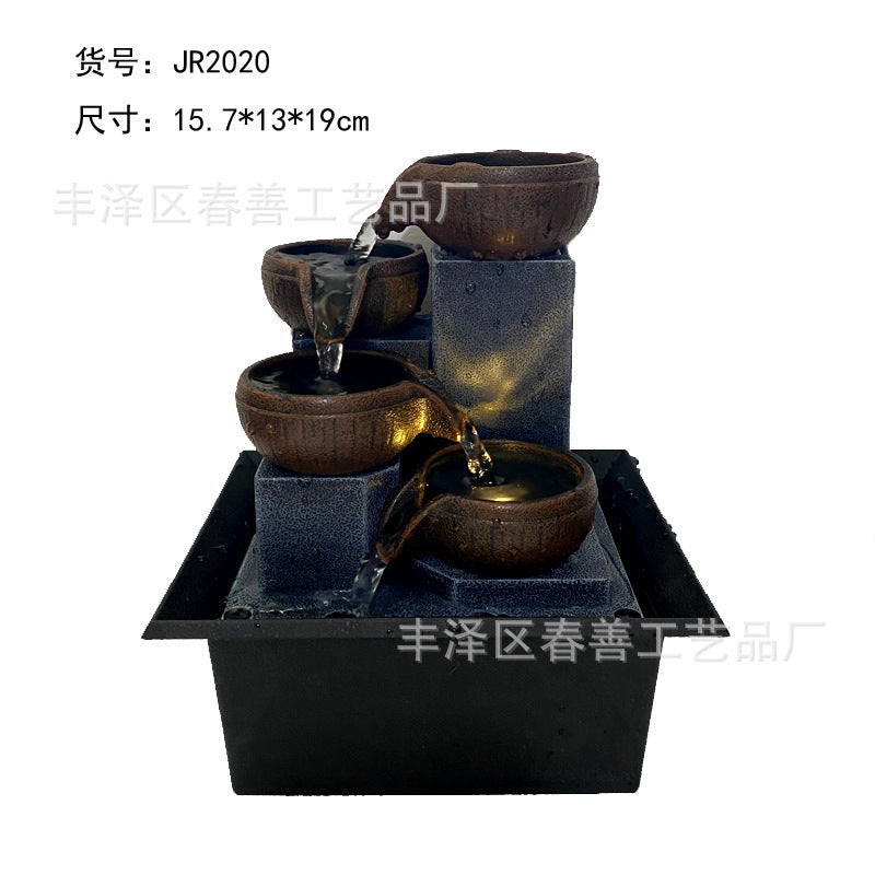 Home Decor Desktop Fountain for Office Feng Shui