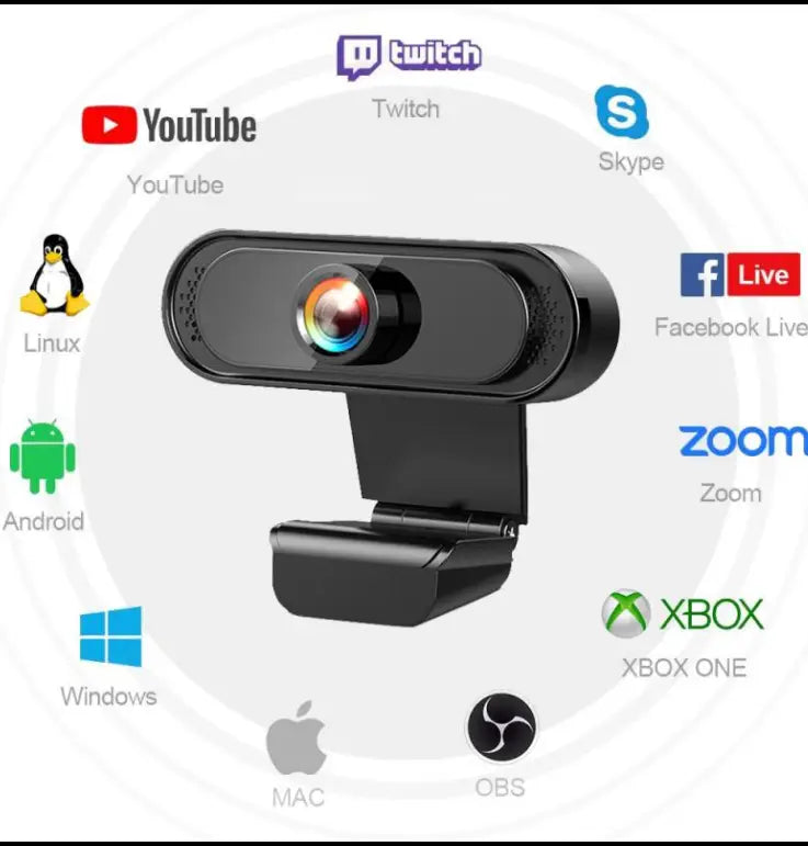 1080P2K HD USB Webcam for Video Conferencing