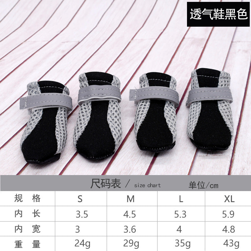 Pet Mesh Non-Slip Breathable Dog Shoes for Small Breeds