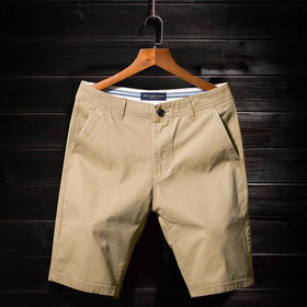 Men's Casual Cotton Five-Point Slim Fit Shorts