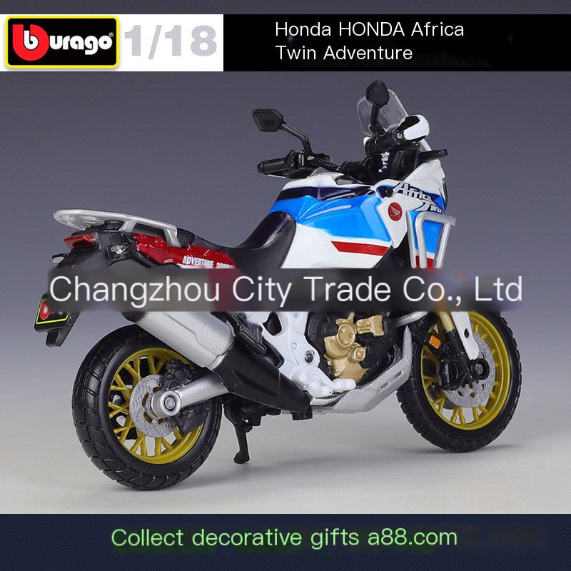 1:18 Honda Africa Twin Alloy Motorcycle Model