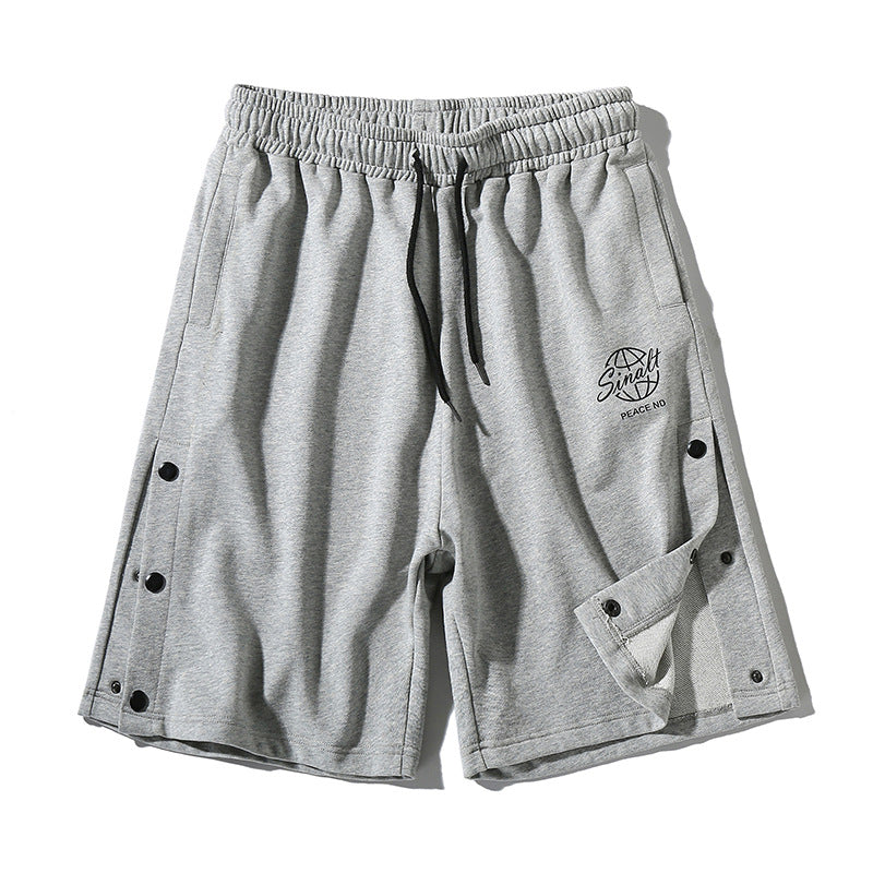 Men's Loose Printed Sports Five-Point Shorts