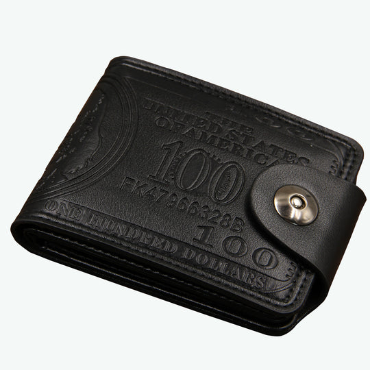 Retro PU Men's Wallet with Money Clip and Coin Purse