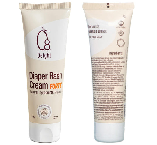 Oeight Baby Diaper Rash Cream Forte for infants 2.53oz 100% Natural Active Ingredients | Diaper Rash Ointment Healing Ointment | Baby Diaper Rash Paste | Diaper Cream for Babies Prevent Diaper rash