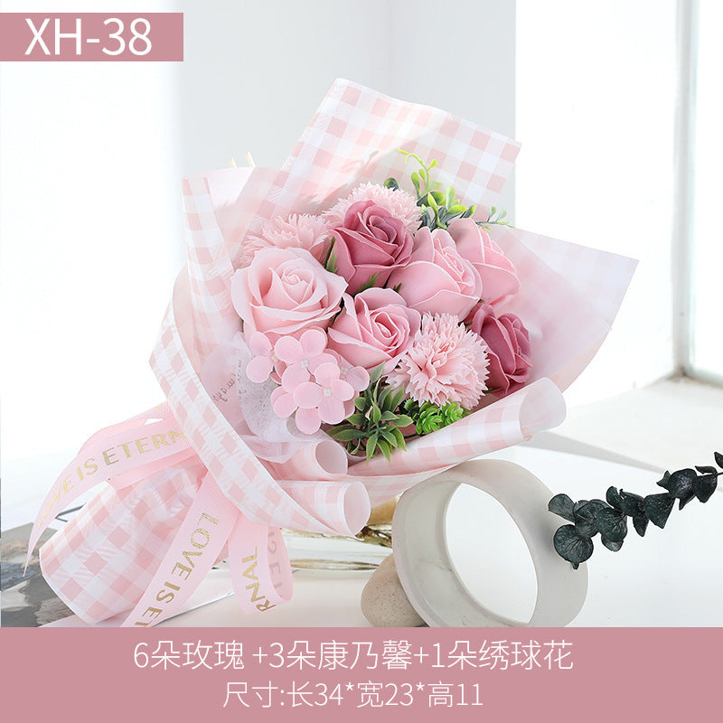 Eternal Rose Soap Flower Gift for Mother's Day and Birthdays