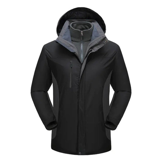 Detachable Windbreaker Jacket for Work with Printing - Joomcy