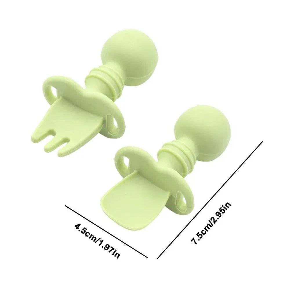 Baby Mini Training Fork Spoon Set - Joomcy