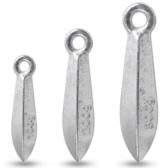 Bank Sinkers Fishing Weights Sinkers Surf Fishing Weights Saltwater Bullet Fishing Sinkers Weights Catfishing Gear Tackle for Ocean Surf Fishing Bottom Rigs