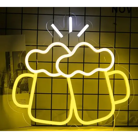 Bar Beer Cheers Neon LED Decorative Lights