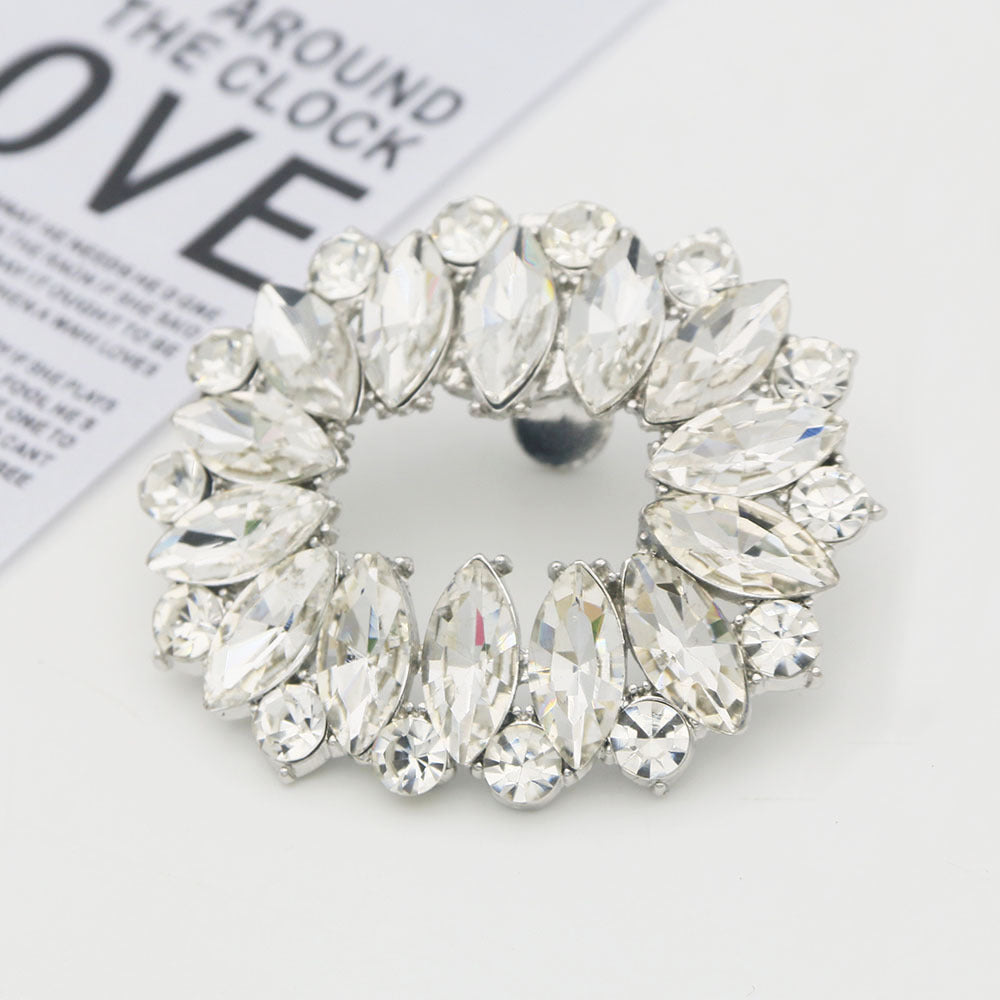 Crystal Rhinestone Removable Shoe Buckle Accessories
