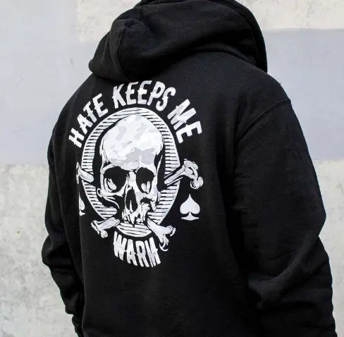 Muscle Fitness Hoodie Back View