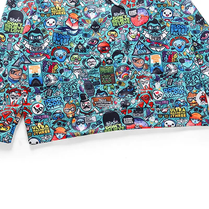 3D Digital Printing Hoodie - European and American Style