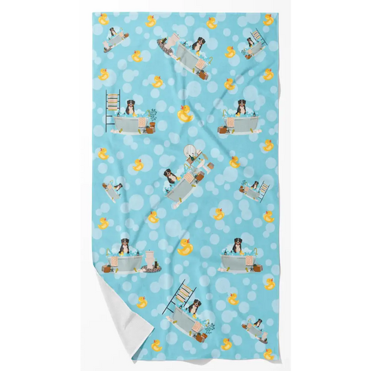 Bernese Mountain Dog Bath Towel Large