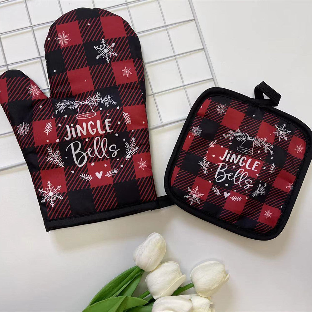 High-Temperature Resistant Anti-Scald Oven Gloves Set