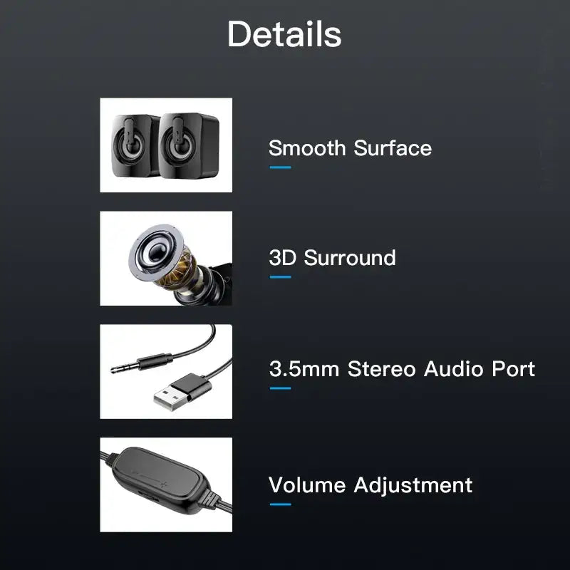 Bluetooth Desktop Subwoofer and Multimedia Speaker