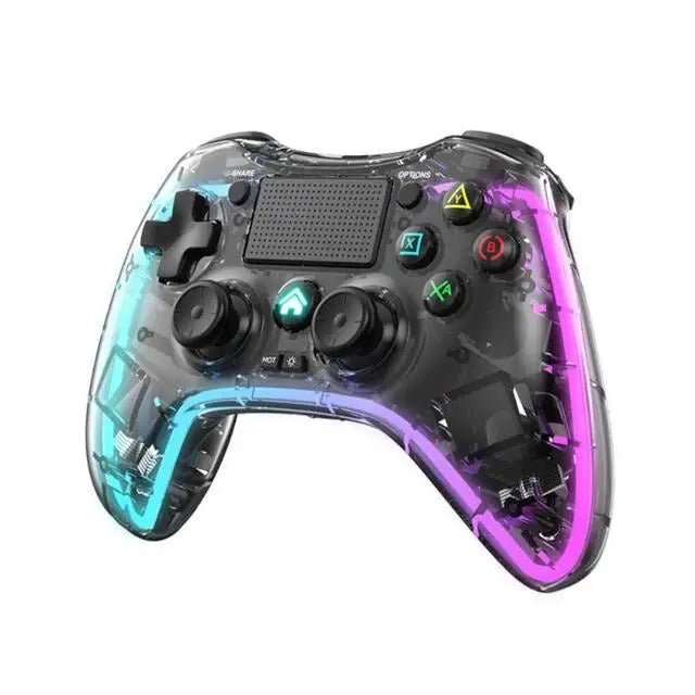 Bluetooth Wireless Transparent PS4 Gamepad Controller