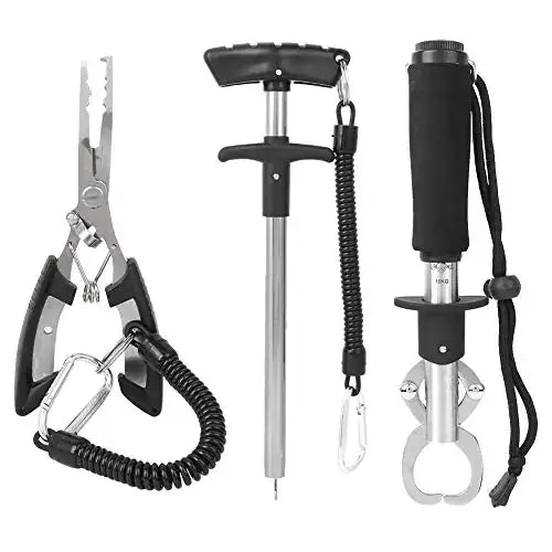 Bnineteenteam Fishing Pliers & Fish Lip & Fish Hook Remover Multifunction Combination Fishing Tool Kit Fishing Gifts for Men