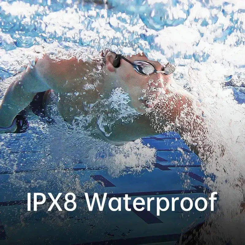 Bone Conduction Bluetooth Headset IPX8 for Sports