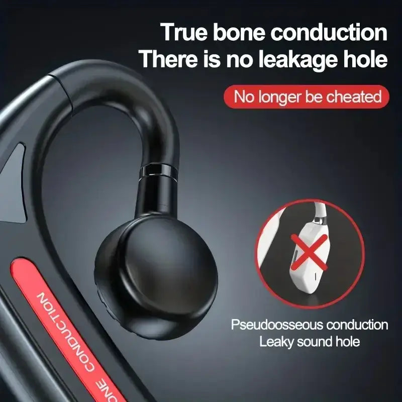 Bone Conduction Wireless BT Headset for Sports & Business