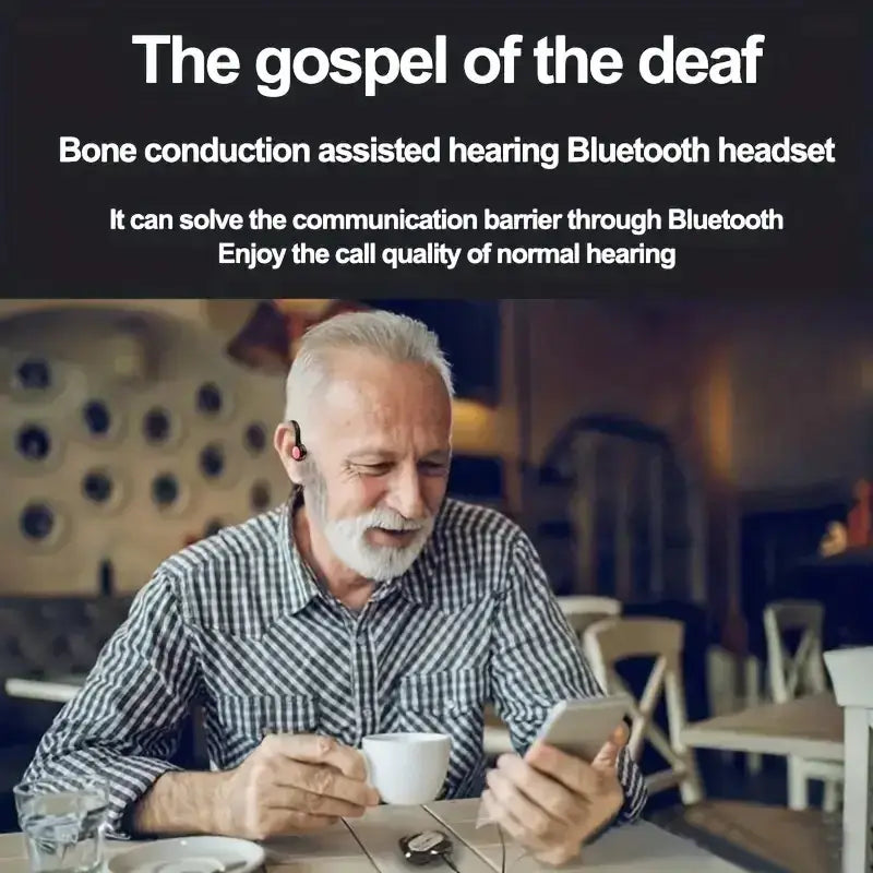 Bone Conduction Wireless BT Headset for Sports & Business