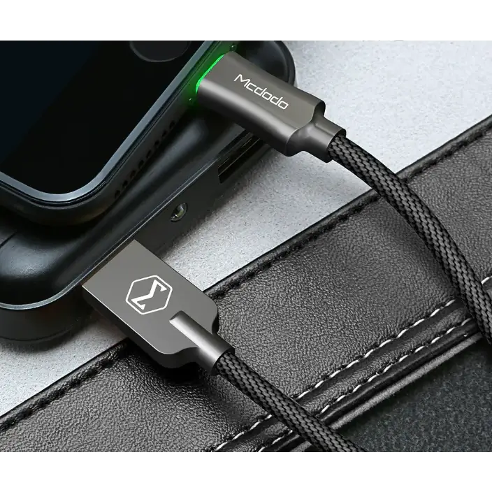 Braided Aluminum Fast Charging Cable for Apple Devices