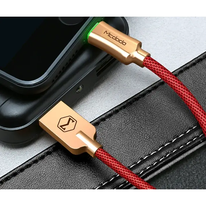 Braided Aluminum Fast Charging Cable for Apple Devices