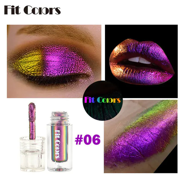 Aurora Long Lasting Multi Chrome Eyeshadow Pigments - Joomcy