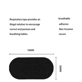 Oval Mouth Closure Sleep Patch for Mouth Breathing