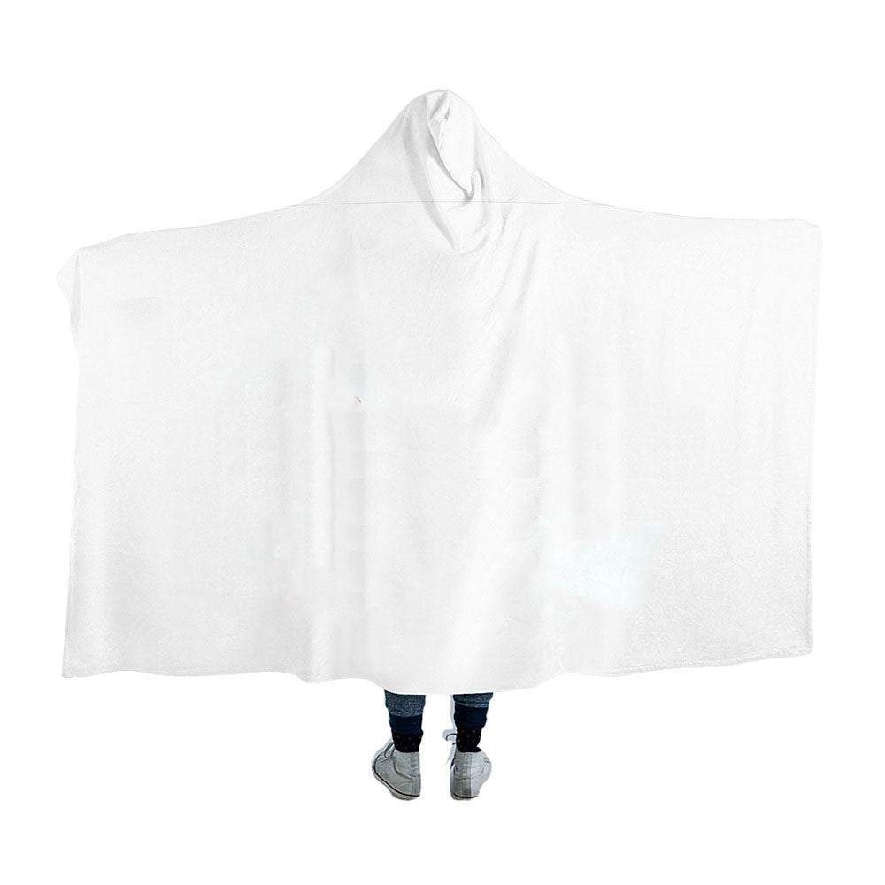 Unicorn Hooded Plush Blanket for Kids (Double Layer)
