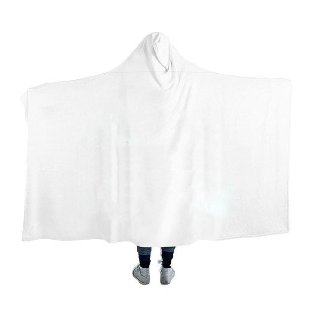 Unicorn Hooded Plush Blanket for Kids (Double Layer)