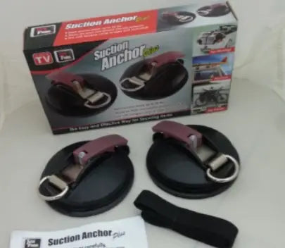 Powerful Car Suction Cup with Anchor and Straps