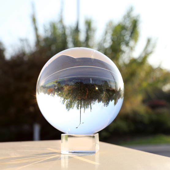 Crystal Ball Decor - Transparent Glass Feng Shui Item