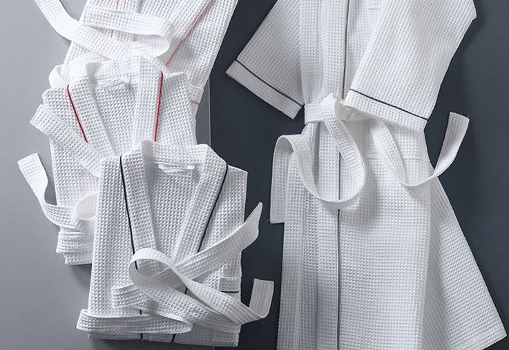 Hotel Four-Piece Set with Cotton Waffle Bathrobe