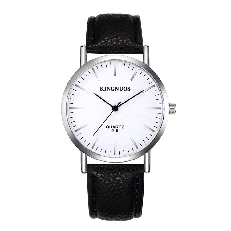 Ultrathin Casual Couple Belt Watch for Men and Women