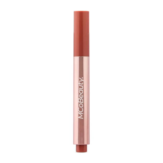 MCoBeauty Lip Plump 4-in-1 Hydrating Lacquer Lucy Candy Pink Moisturizing Gloss for Soft Lips Vegan Cruelty Free Cosmetics