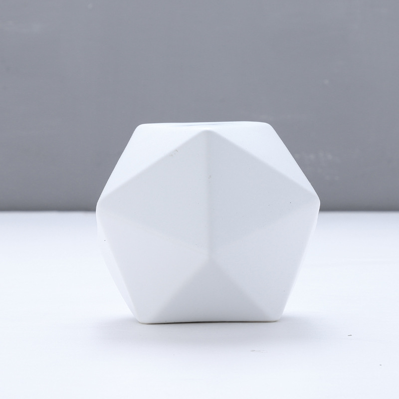 Icosphere Sculpture - Creative Nordic Ceramic Decorative Piece