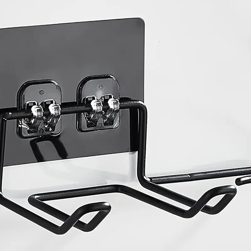 Stainless Steel Wall Mounted Hair Dryer Storage Rack