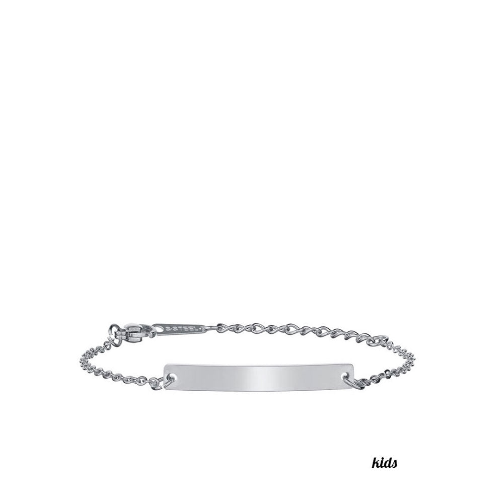 Personalized Engraved Stainless Steel Name Bracelet