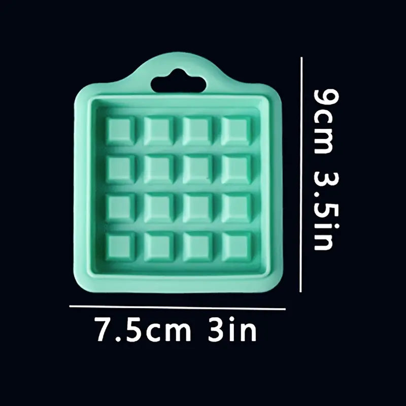 5pcs Non-Stick Silicone Waffle Mold for Baking