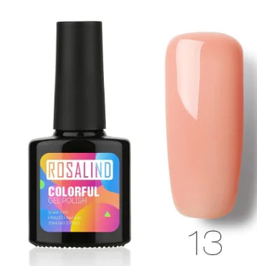 ROSALIND Solid Color UV Nail Gel Polish 10ml